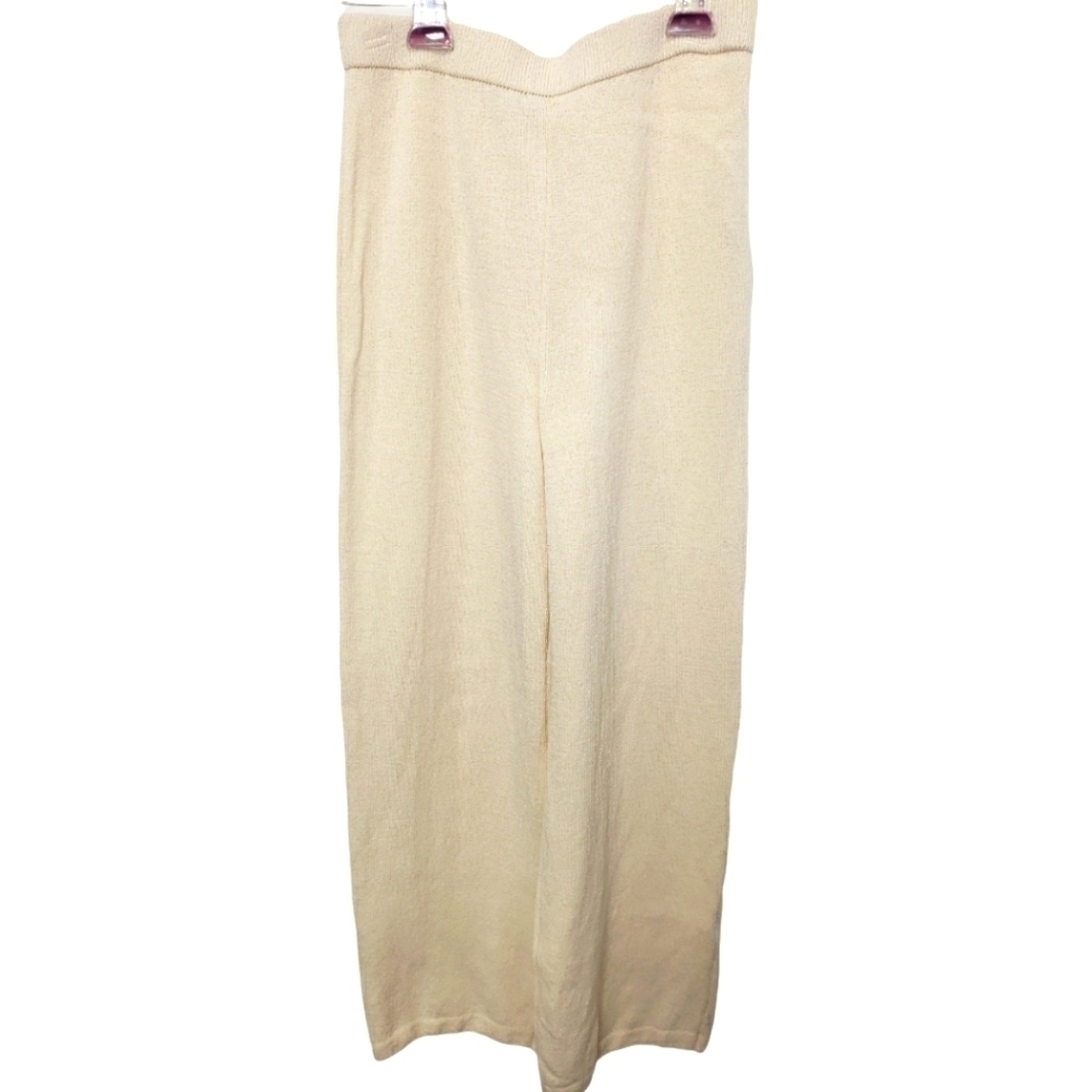 St. John Evening Vtg Pant & Tank Suit Winter Ivory Knit Small sz 2 See Details - Picture 5 of 12